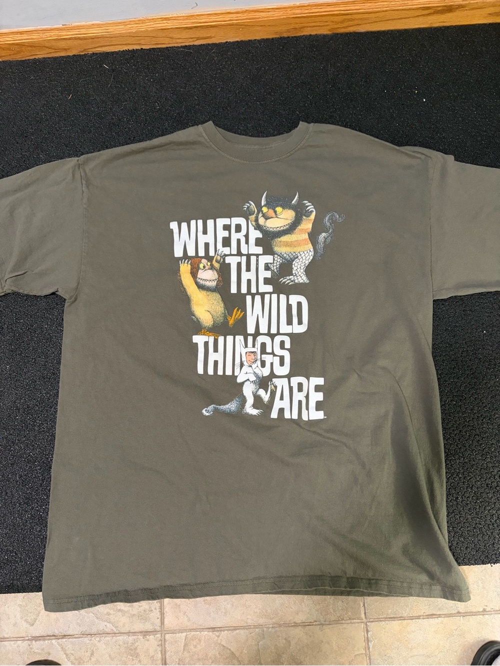 Where The Wild Things Are Graphic Tee - Olive Green